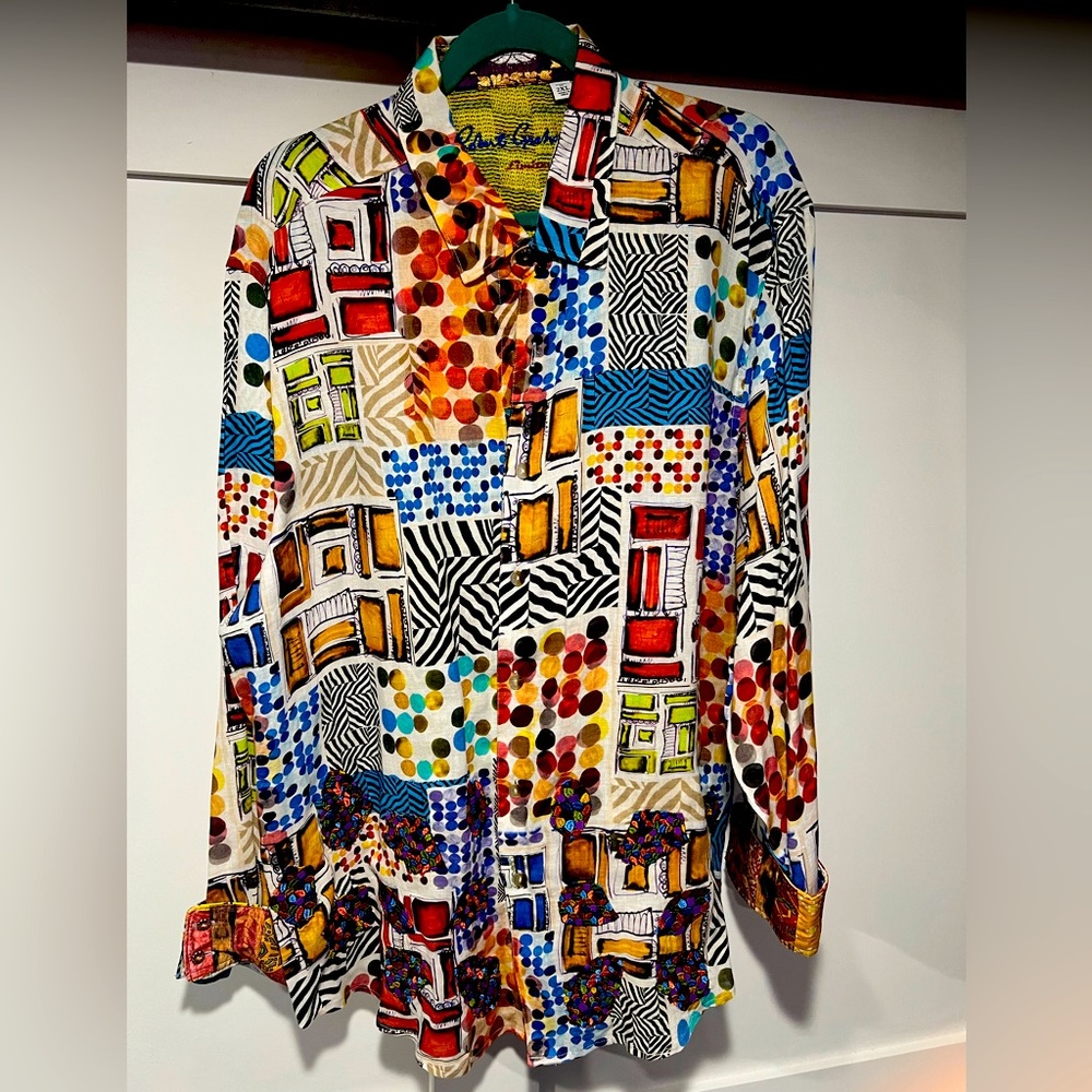 Robert Graham Wild Desert Limited Edition button down long sleeve 2XL